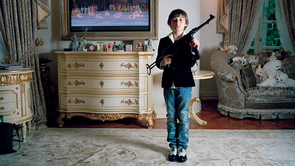 Boy with a Kalashnikov.