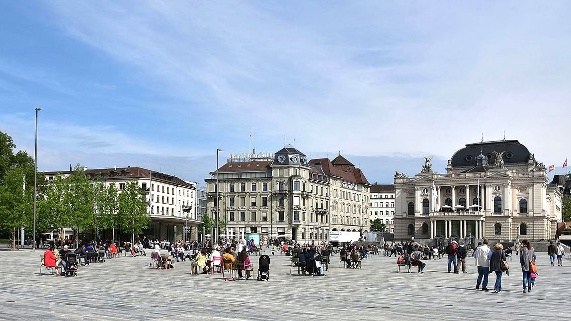 Sechseläutenplatz in Zürich