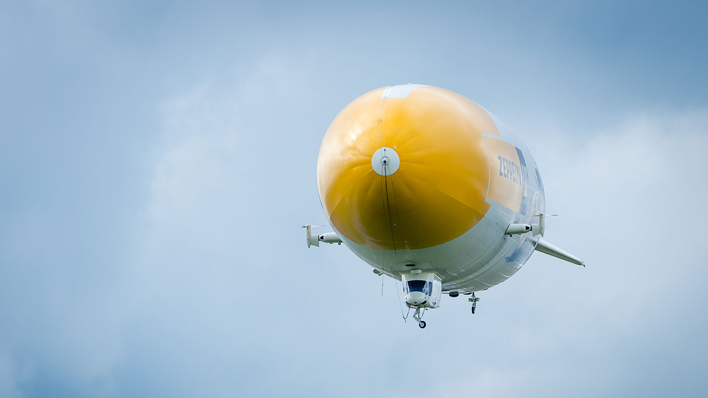 Der Zeppelin NT soll eine der zentralen Forschungsplattformen des Space Hub in Dübendorf werden. (Bild: Regina Sablotny, UZH)