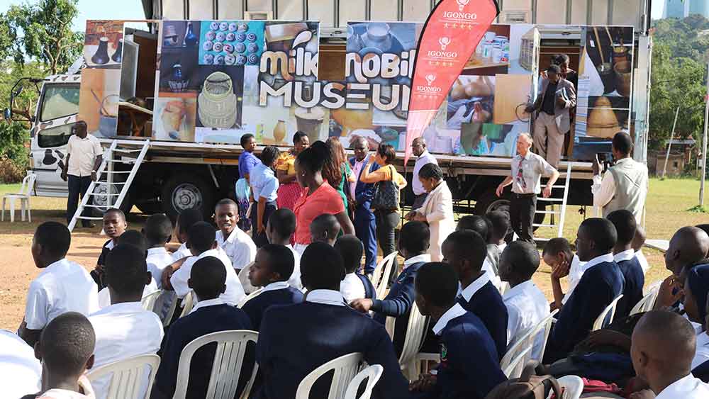 Eröffnung des Milk-Museums in Kampala