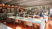 Blick in Bibliothek
