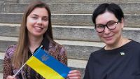 ukrainische Gastwissenschaftlerinnen
