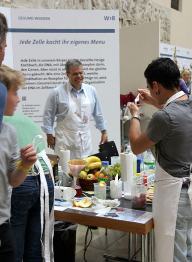 Kochen mit Molekularbiologen: Wer findet das passende Rezept?