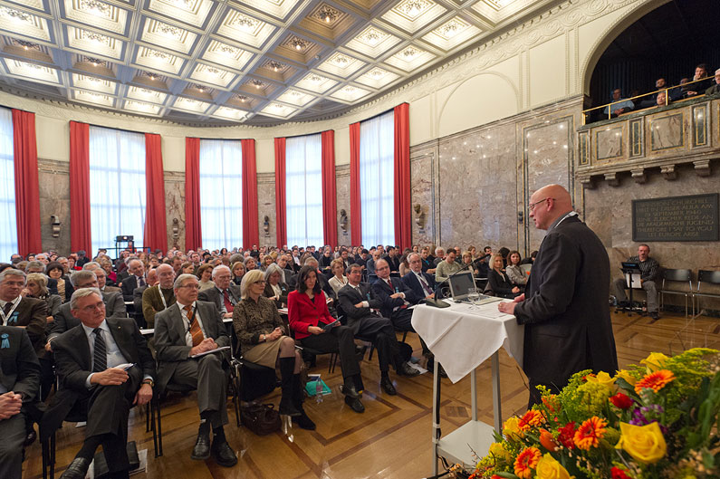 Feierliche Eröffnung des Graduate Campus in der Aula der Universität Zürich.