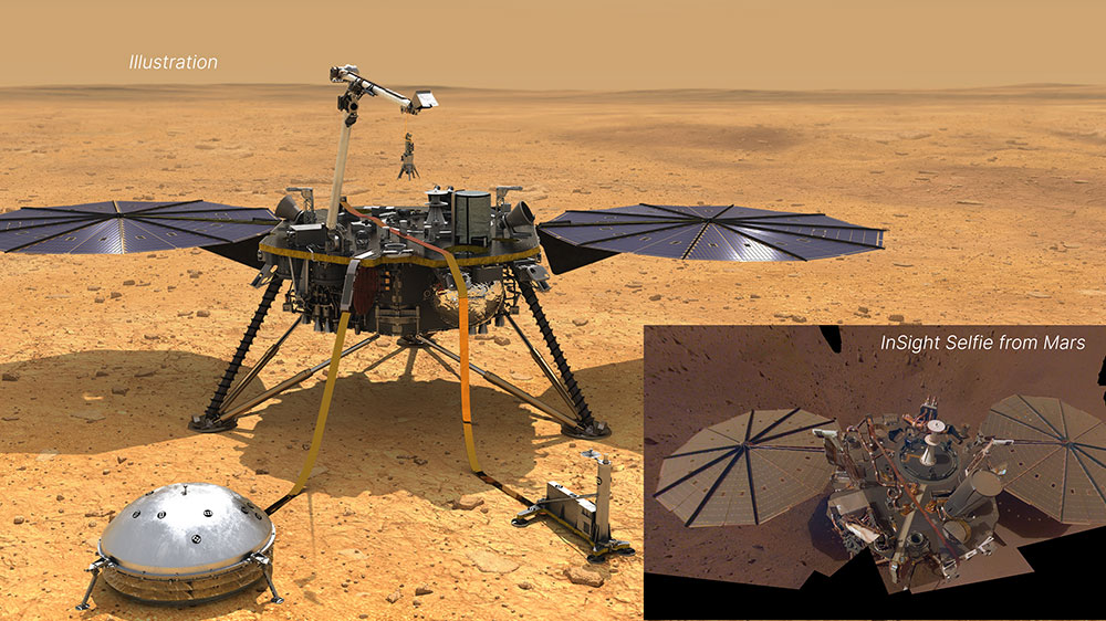 Sonde in der Nähe des Marsäquators