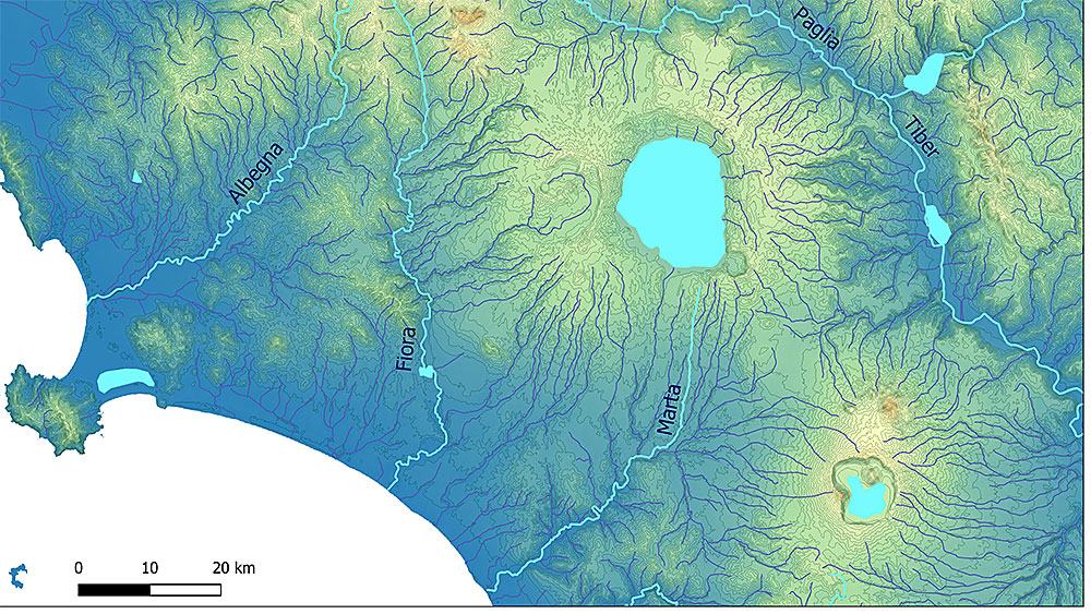 <p>...remind UZH archaeologist Mariachiara Franceschini of one of her research objects: Networks of rivers and lakes that continually split off into new branches over the course of time.</p> (Image: used with permission/Mariachiara Franceschini)