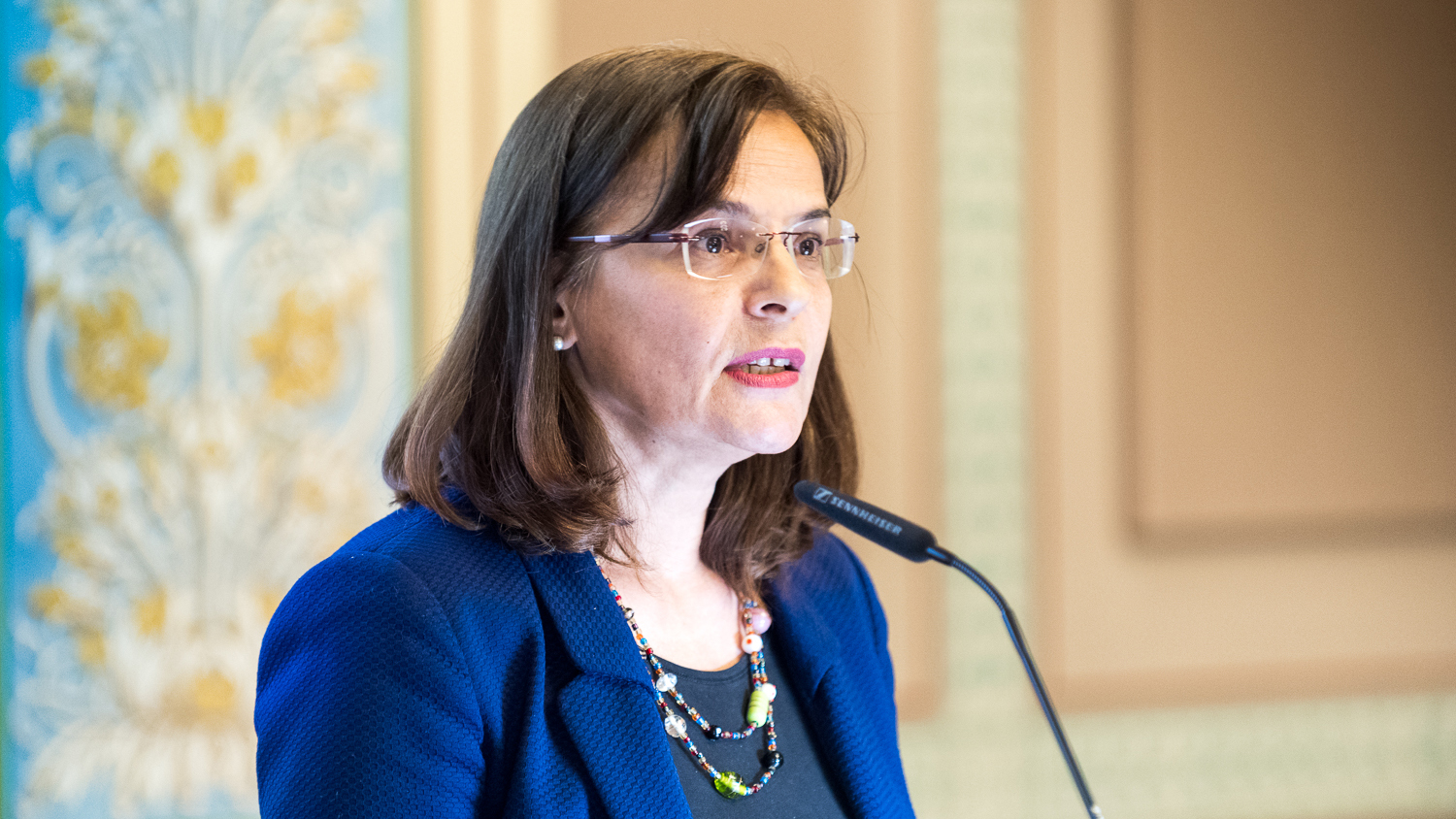Astonishing today, but a decisive factor for the Russian students: Living costs in Zurich in the mid-19th century were very cheap, said Nada Boškovska, professor of Eastern European history, in her speech at the anniversary event. (Picture: Frank Brüderli)