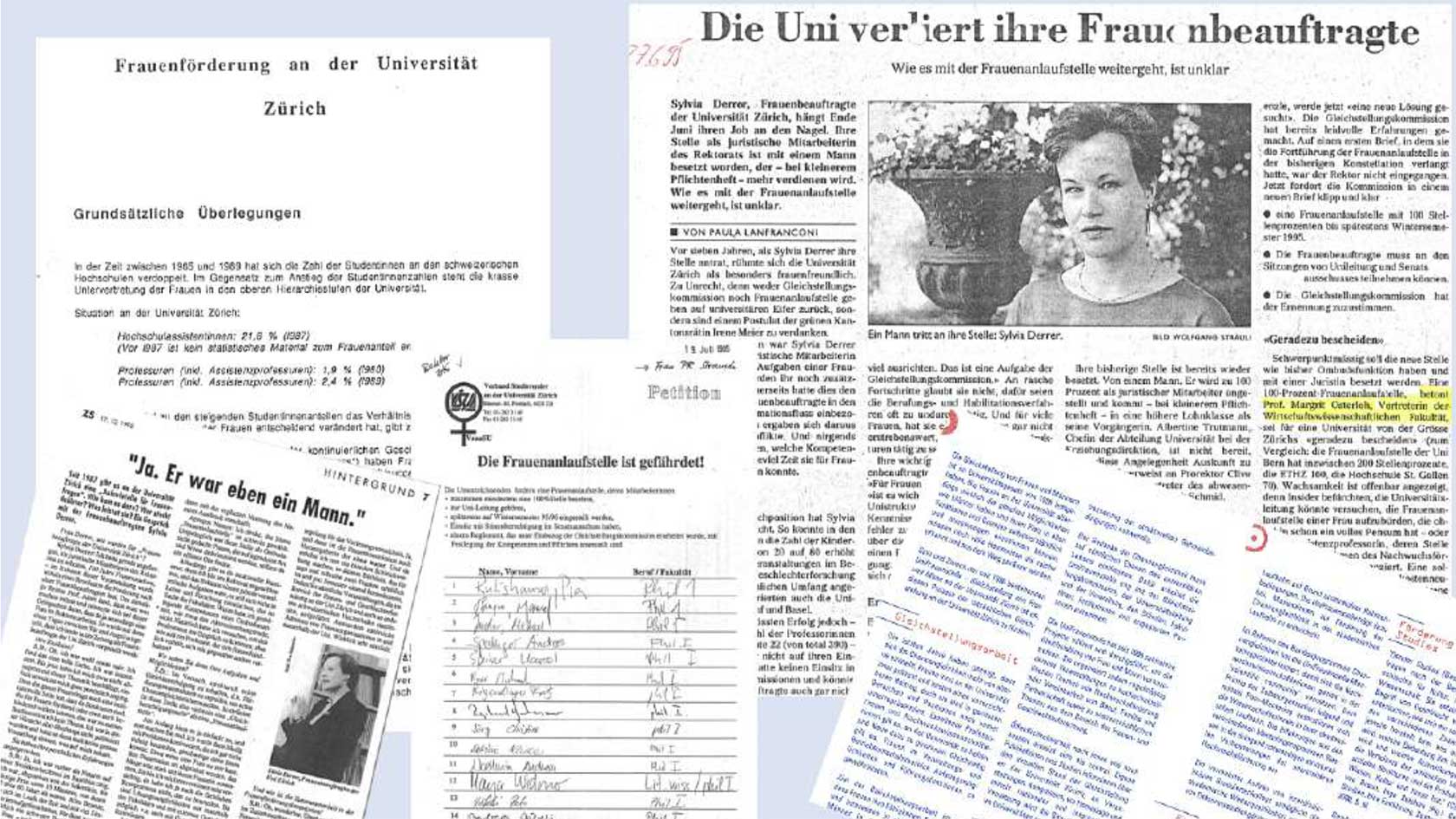 Blick zurück: Dokumente aus Zeit von 1987 bis 1989.