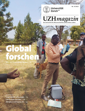 UZH Magazin 4/23 (Cover)