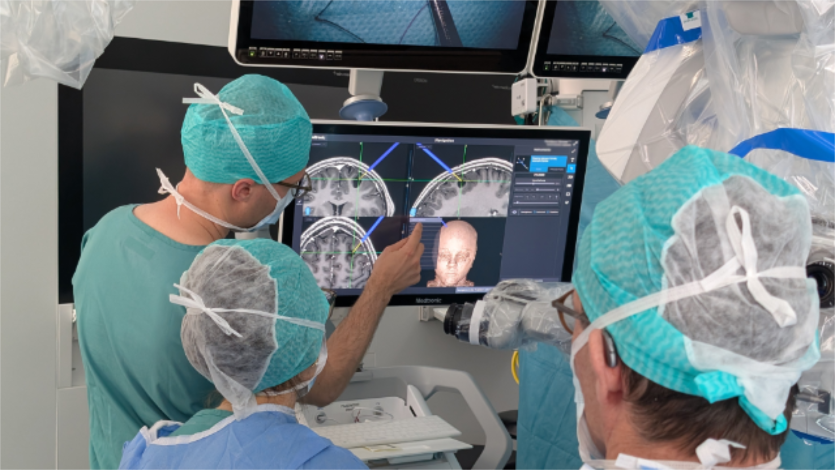 Operation eines Hirntumors bei einem Kind am Kinderspital Zürich
