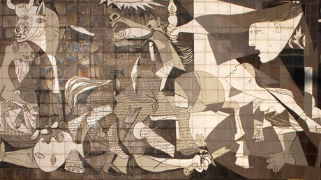 Mural des Bilds Guernika von Picasso