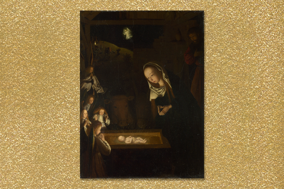 Favorite Christmas painting of David Ganz, chair and professor of medieval art history, Institute of Art History: The small painting Nativity at Night by Dutch painter Geertgen tot sint Jans (c. 1465–1495) tells the story about how light came into the world at Christmas. In the painting, the light isn’t coming from the moon or stars, but from the newborn child in the manger. Touched by his warm glow, Mary and several angels emerge from among the surrounding darkness – an incredibly impressive scene of illumination. The idea of Christmas as the birth of light dates back to early Christianity. But this painting, created around 1490, is one of the first to show the newborn as the source of light amid the darkness.