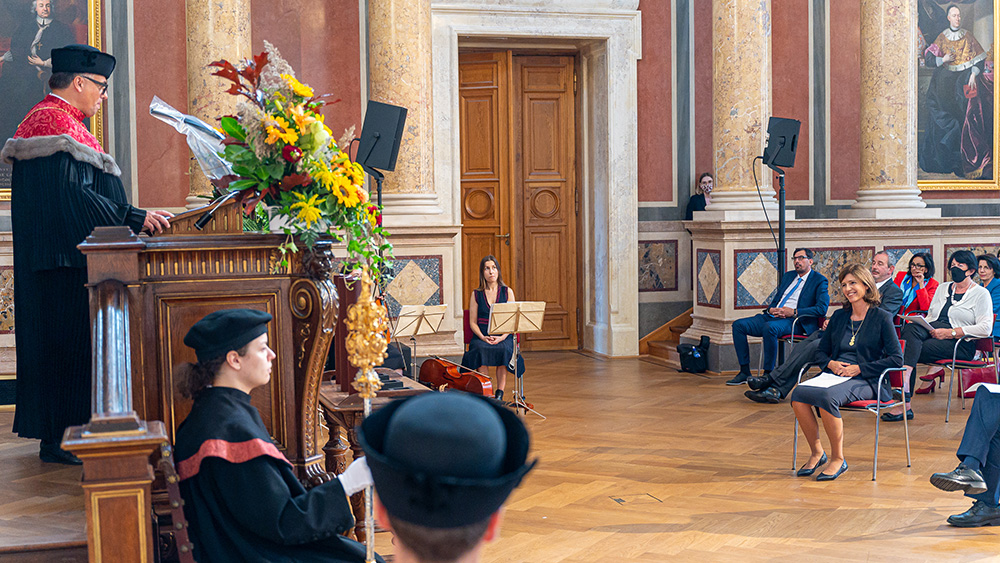 Verleihung der Ehrendoktorwürde der Universität Wien an Andrea Büchler