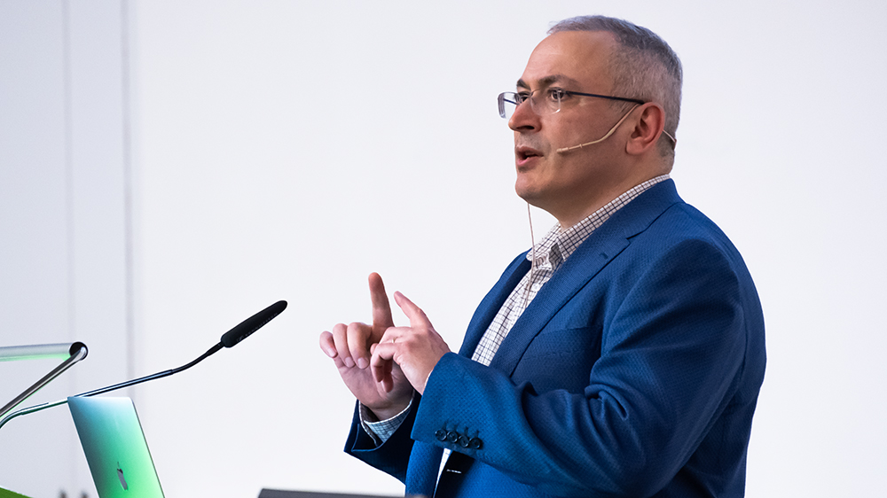 Michail Chodorkowksi spricht