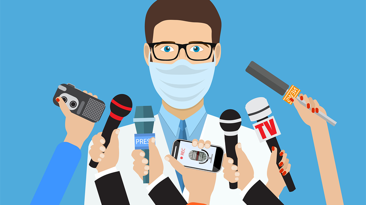 Experts have their say in 83 percent of the media reports on Covid 19. 
