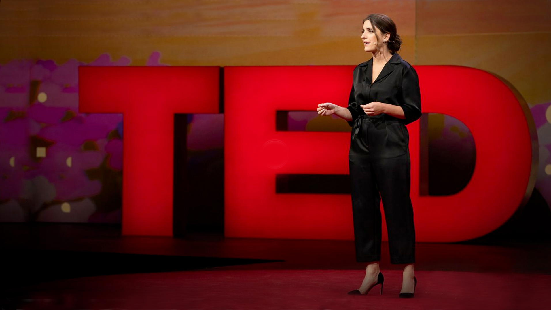 Sprecherin an einem TED Talk