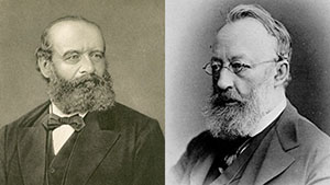 Alfred Escher und Gottfried Keller