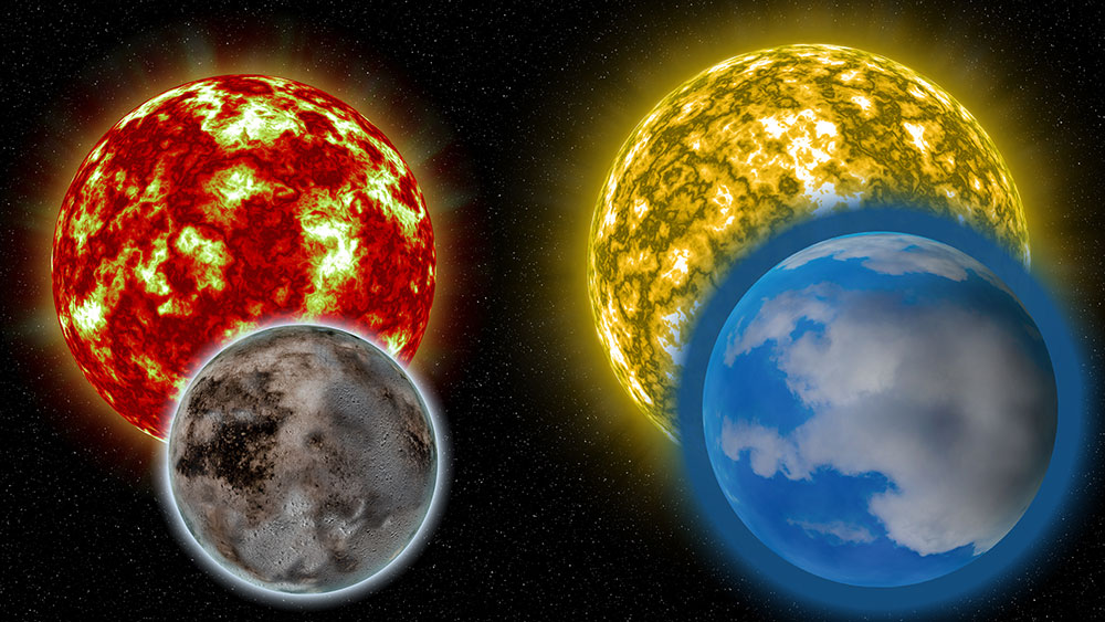 Larger stars tend to host larger and more volatile-rich planets.