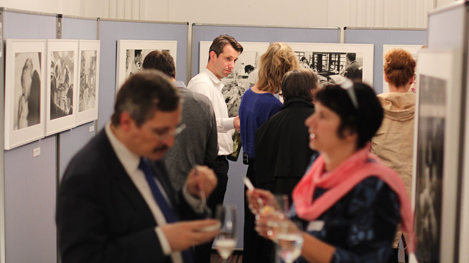 Die Fotoausstellung von Christian Wyss war anlässlich der Veranstaltung der UZH Foundation zu sehen.
